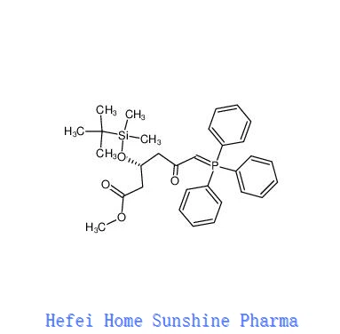 Methyl (3R) -3- (tert-butyldimethylsilyloxy) -5-oxo-6-triphenylphosphoranylidenehexanoate CAS 147118-35-2