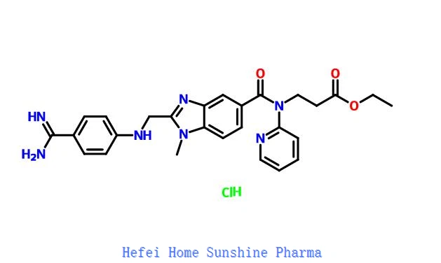 N - [[2 - [[4- (Aminoiminomethyl) fenil] amino] metil] -1-metil-1H-benzimidazol-5-yl] karbonil] -N- (2-piridinil) -beta-alanin Etil Ester Hidroklorida CAS 211914-50-0
