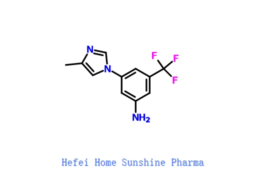 3-(4-Metil-1H-imidazol-1-il)-5-(trifluorometil)anilin CAS 641571-11-1