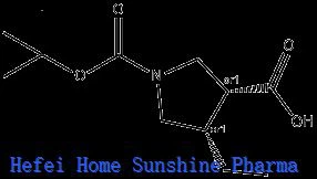 (3S,4R)-1-(tert-butoxycarbonyl)-4-ethylpyrrolidine-3-carboxylic Acid CAS 1310731-87-3