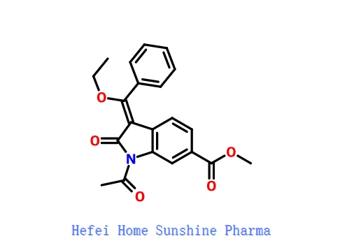 Metil (Z)-1-asetil-3-(etoksi(fenil)metilen)-2-oksoindolin-6-karboksilat CAS 1027407-75-5