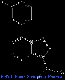 Pyrazolo[1,5-a]pyrimidine-3-carboxamide, 7-(3-methylphenyl)- CAS 125079-83-6