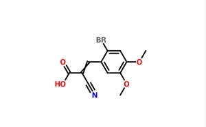 3-(2-bromo-4,5-dimethoxyphenyl)-2-cyanoacrylic Acid CAS 41234-19-9
