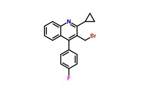 3-(Bromometil)-2-siklopropil-4-(4'-fluorofenil)kuinolon CAS 154057-56-4