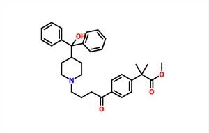 Metil-4-4(4-hidroksi Difenil-metil)-piperidin-1-oksobutil-2-2-dimetil Fenil CAS 154477-55-1